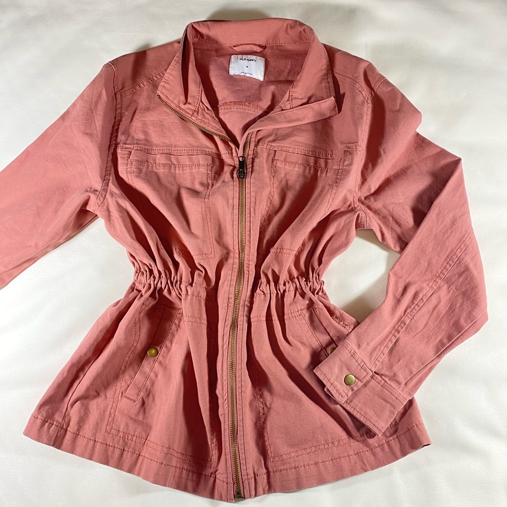 Free people vibes pink jacket M OLD NAVY